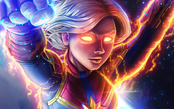 Carol Danvers Comic Captain Marvel HD Desktop Wallpaper | Background Image