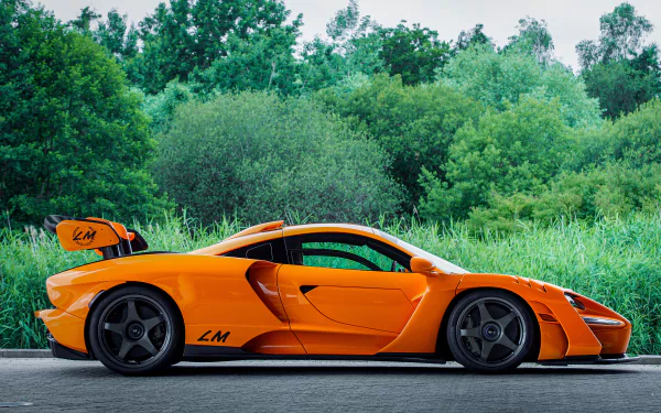 supercar orange car car McLaren McLaren Senna GTR vehicle McLaren Senna HD Desktop Wallpaper | Background Image