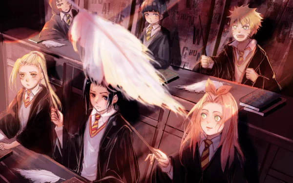 crossover Kiba Inuzuka Ino Yamanaka Hinata Hyuga Sasuke Uchiha Naruto Uzumaki Sakura Haruno Anime Naruto Naruto & Hinata Naruto & Sasuke HD Desktop Wallpaper | Background Image