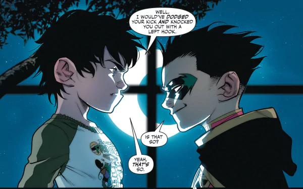 DC Comics Robin (DC Comics) Damian Wayne Jon Kent Comic Super-Sons HD Desktop Wallpaper | Background Image