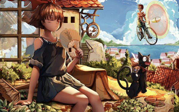 Anime Kiki's Delivery Service Kiki HD Wallpaper | Background Image