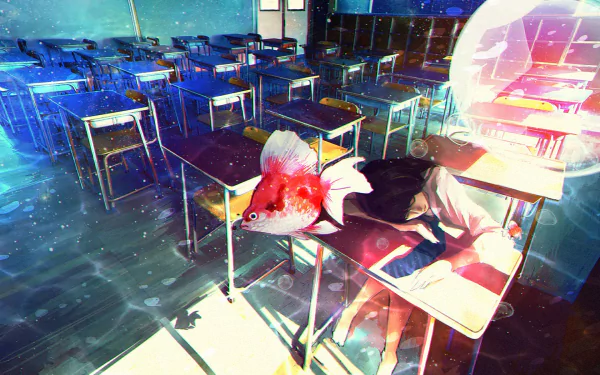  Underwater classroom by wataboku