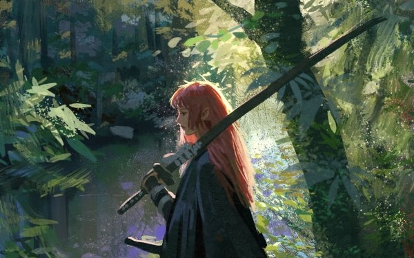 Fantasy Women Warrior Woman Warrior Samurai HD Wallpaper | Background Image
