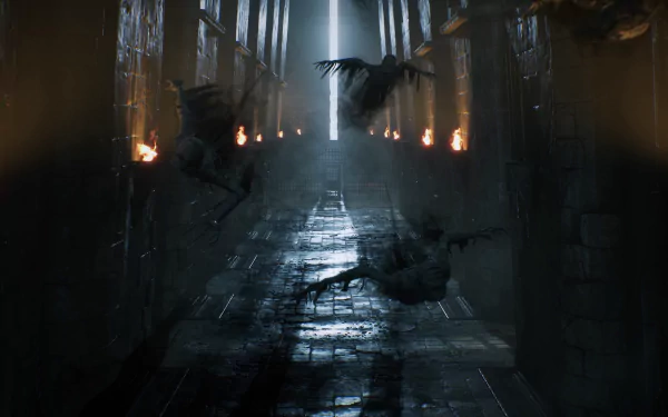 dungeon ghost video game Hogwarts Legacy HD Desktop Wallpaper | Background Image
