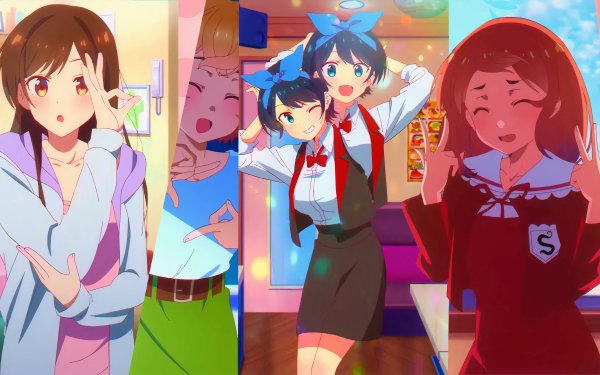 Anime Rent-A-Girlfriend Mami Nanami Ruka Sarashina Sumi Sakurasawa Chizuru Ichinose HD Wallpaper | Background Image