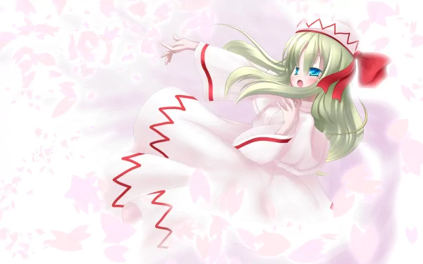 Lily White Anime Touhou HD Desktop Wallpaper | Background Image