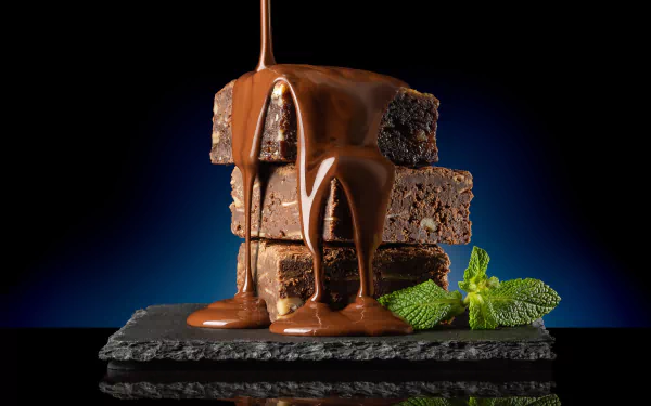 food brownie HD Desktop Wallpaper | Background Image