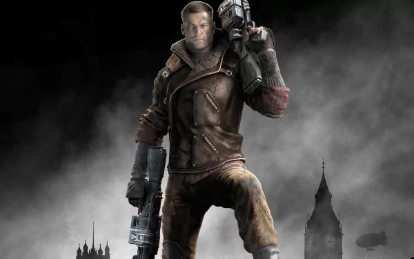 video game Wolfenstein: The New Order HD Desktop Wallpaper | Background Image