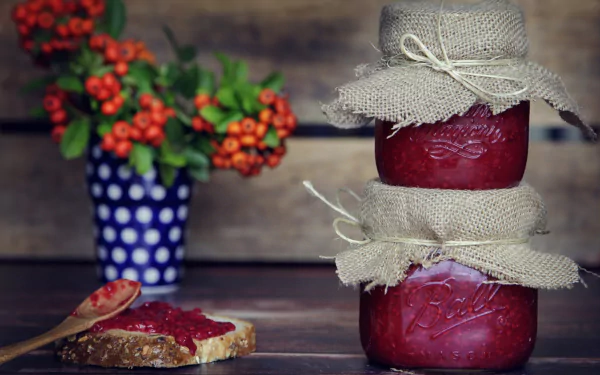 rowan raspberry food jam HD Desktop Wallpaper | Background Image