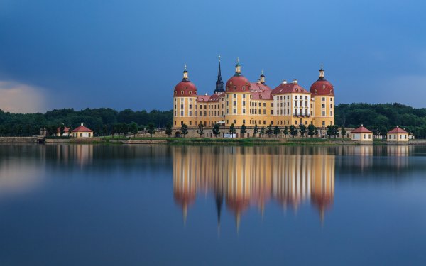 Man Made Moritzburg Castle Castles Germany Water Reflection Castle HD Wallpaper | Background Image