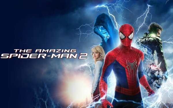 Movie The Amazing Spider-Man 2  Spider-Man Peter Parker Andrew Garfield Gwen Stacy Emma Stone Electro Max Dillon Harry Osborn Green Goblin HD Wallpaper | Background Image