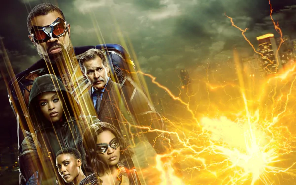 Lightning (DC Comics) Thunder (DC Comics) Jefferson Pierce TV Show Black Lightning HD Desktop Wallpaper | Background Image