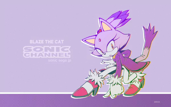 Sonic Channel Blaze the Cat video game Sonic the Hedgehog HD Desktop Wallpaper | Background Image