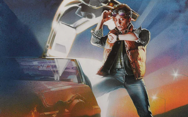Michael J. Fox Marty McFly movie Back To The Future HD Desktop Wallpaper | Background Image