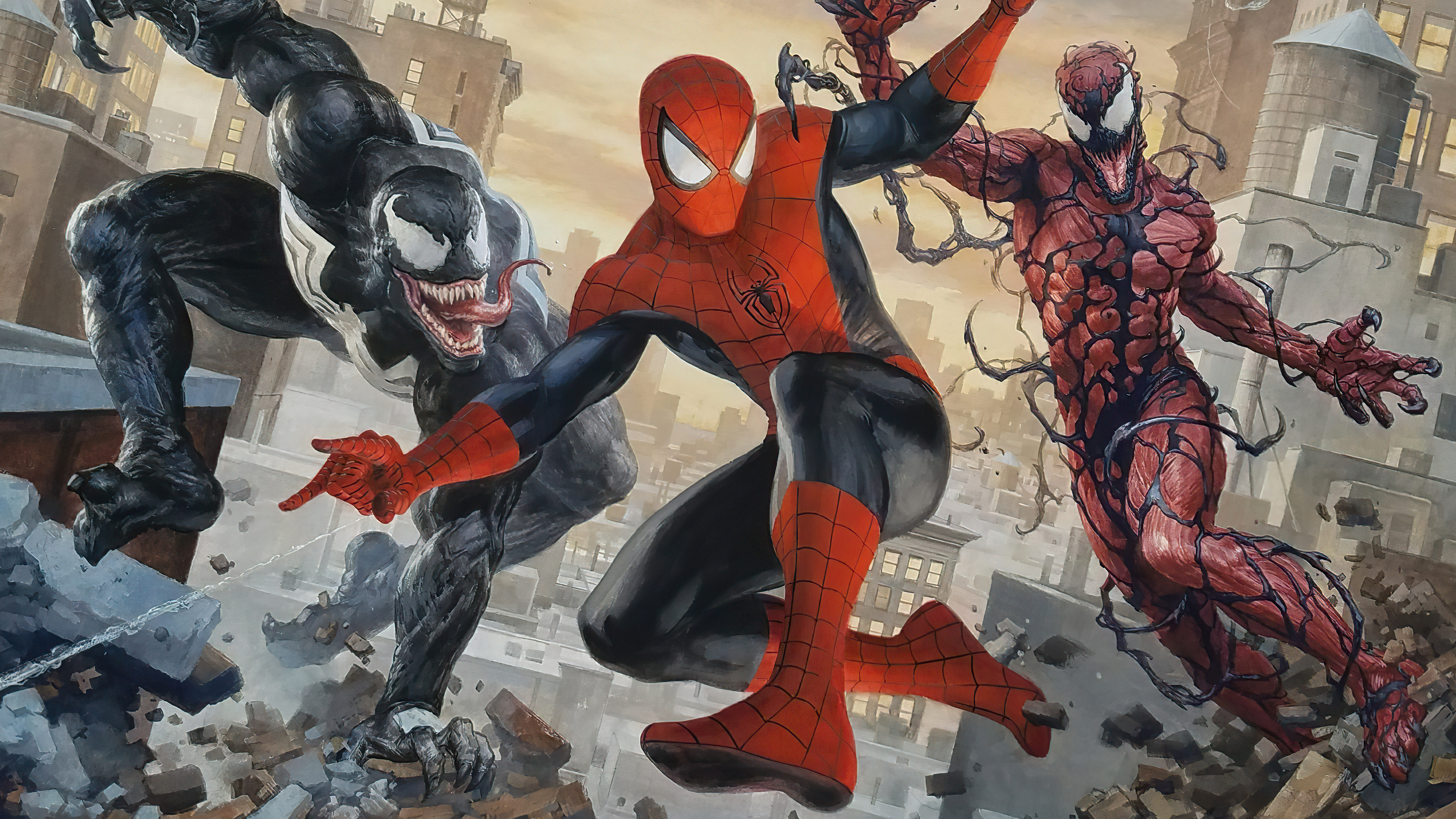 Comics Spider-Man 4k Ultra HD Wallpaper by Paolo Rivera