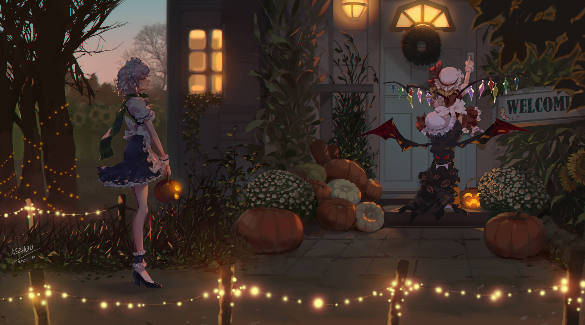 Download Jacko'lantern Remilia Scarlet Sakuya Izayoi Flandre Scarlet