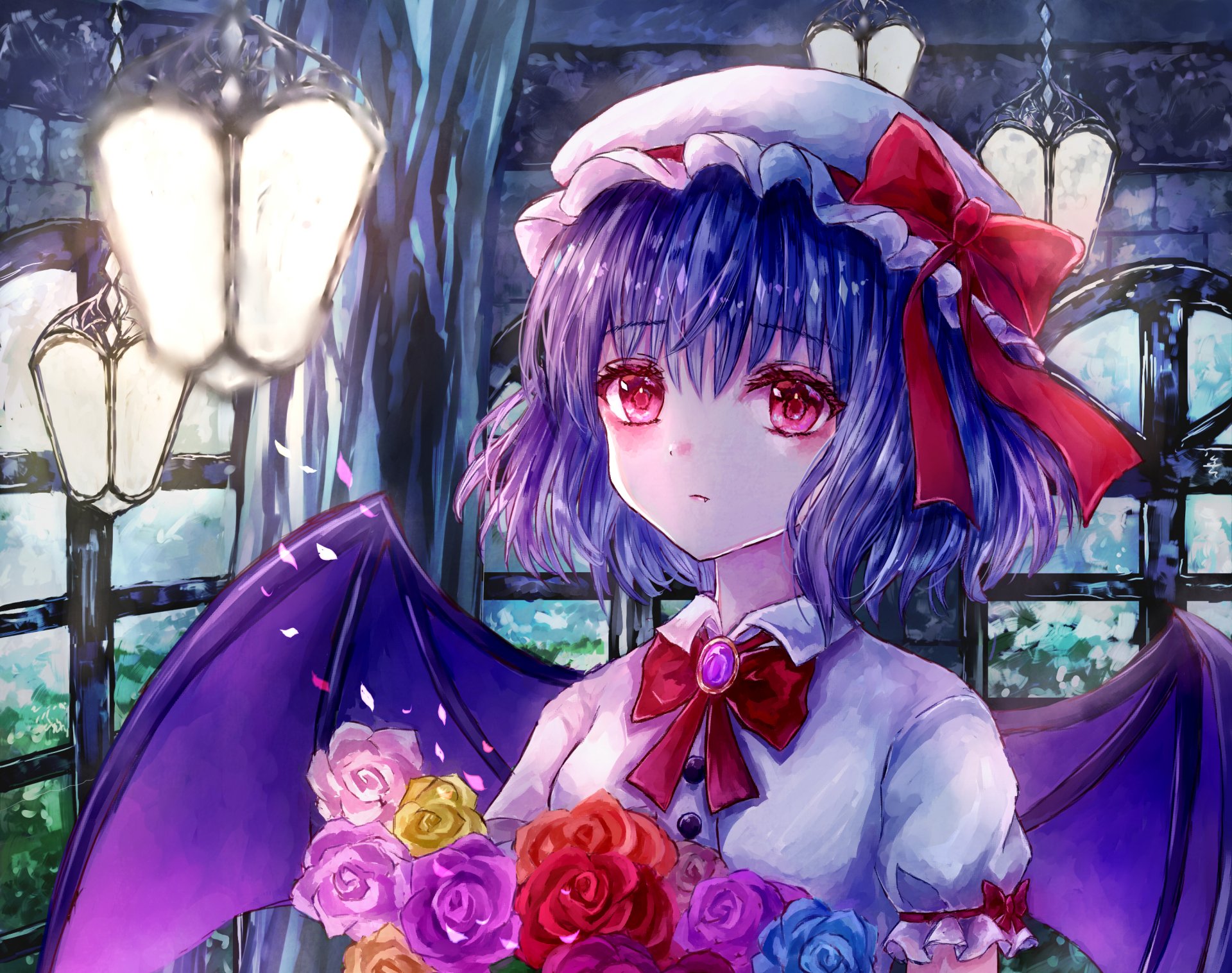 Download Remilia Scarlet Anime Touhou HD Wallpaper by すずしな綺雪