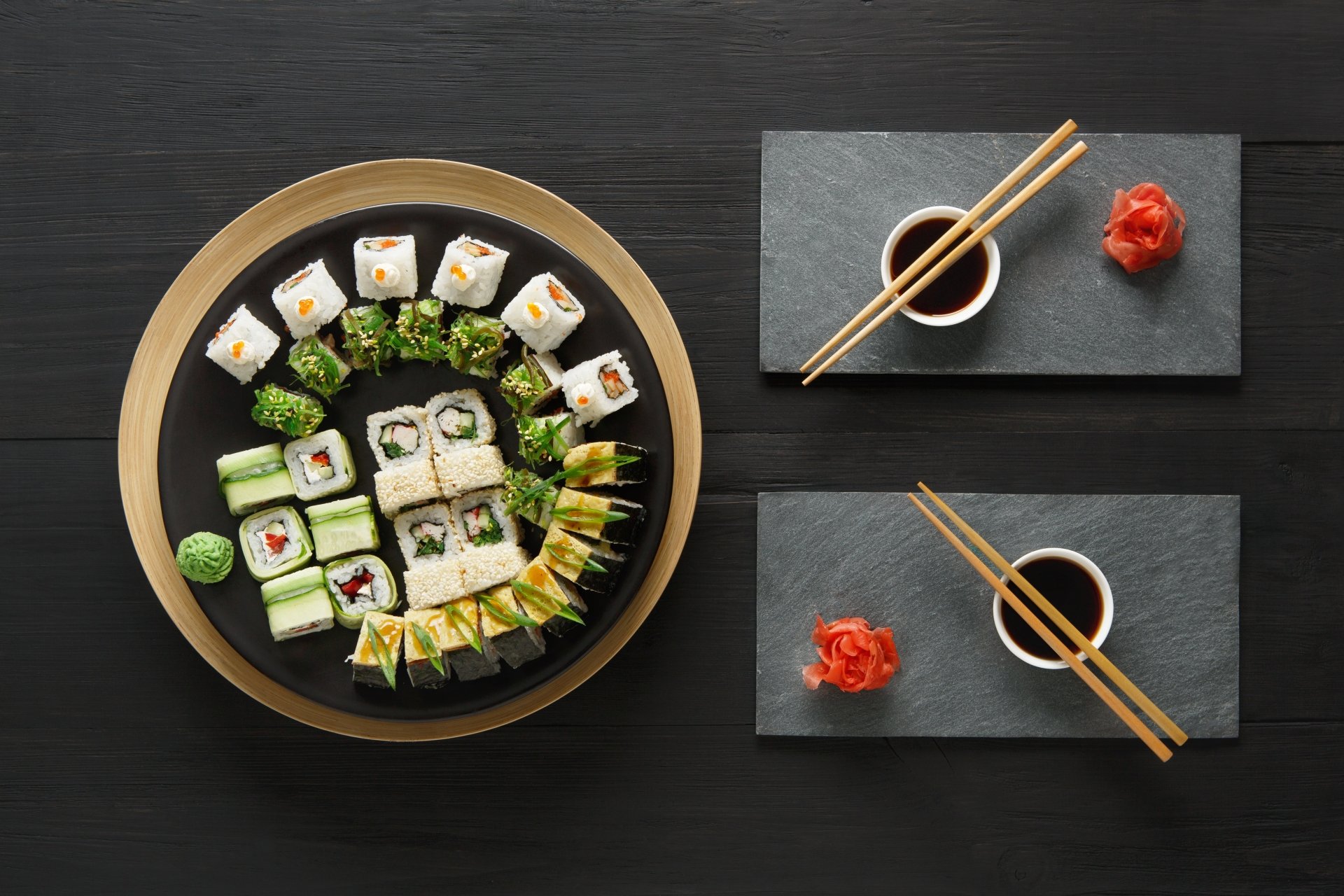 Download Still Life Chopsticks Food Sushi 4k Ultra HD Wallpaper