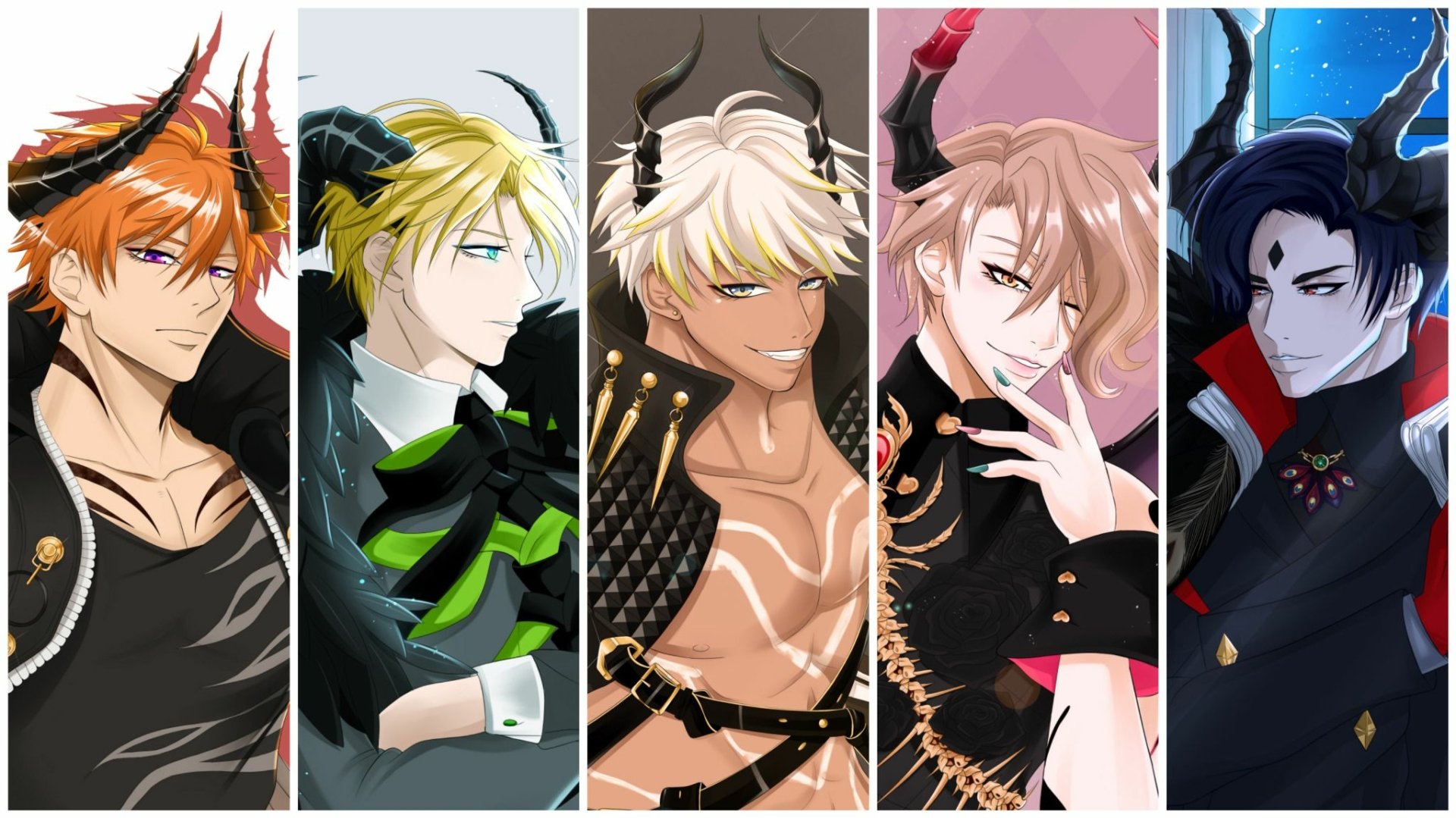 Download Video Game Obey Me! Shall We Date HD Wallpaper