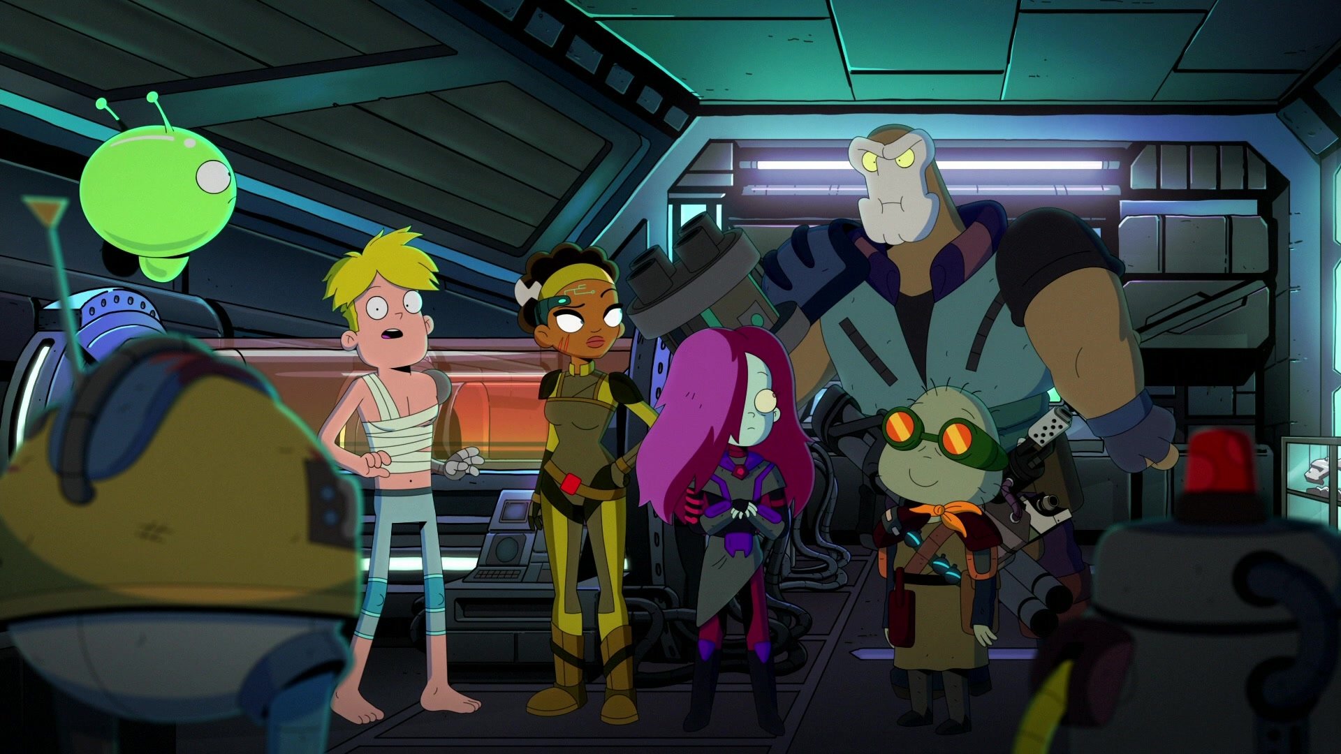 Download Alien Blonde Feet Ash Graven H.U.E (Final Space) Mooncake (Final Space) KVN (Final Space) Clarence Polkawitz Nightfall (Final Space) Fox (Final Space) Gary Goodspeed TV Show Final Space HD Wallpaper