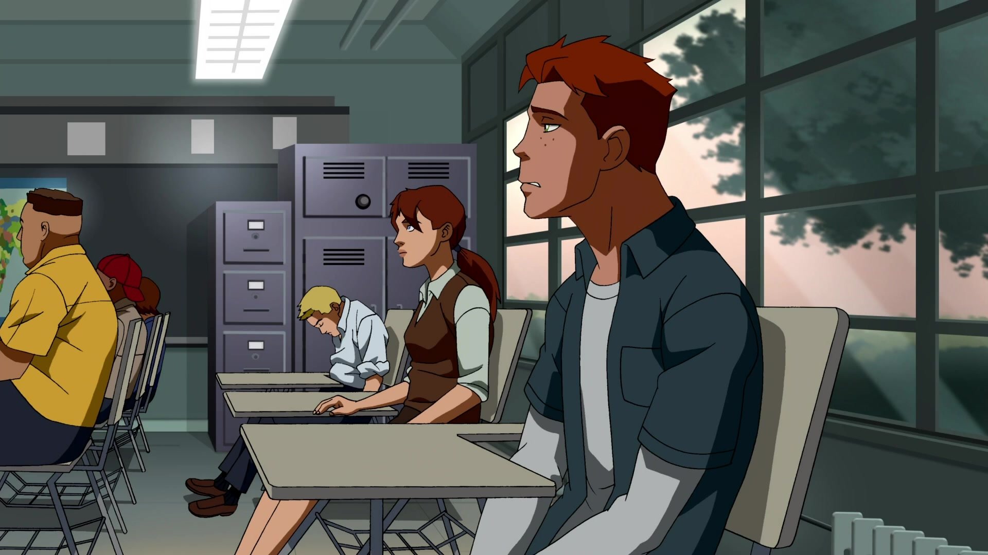 Download School Red Hair Wally West TV Show Young Justice HD Wallpaper