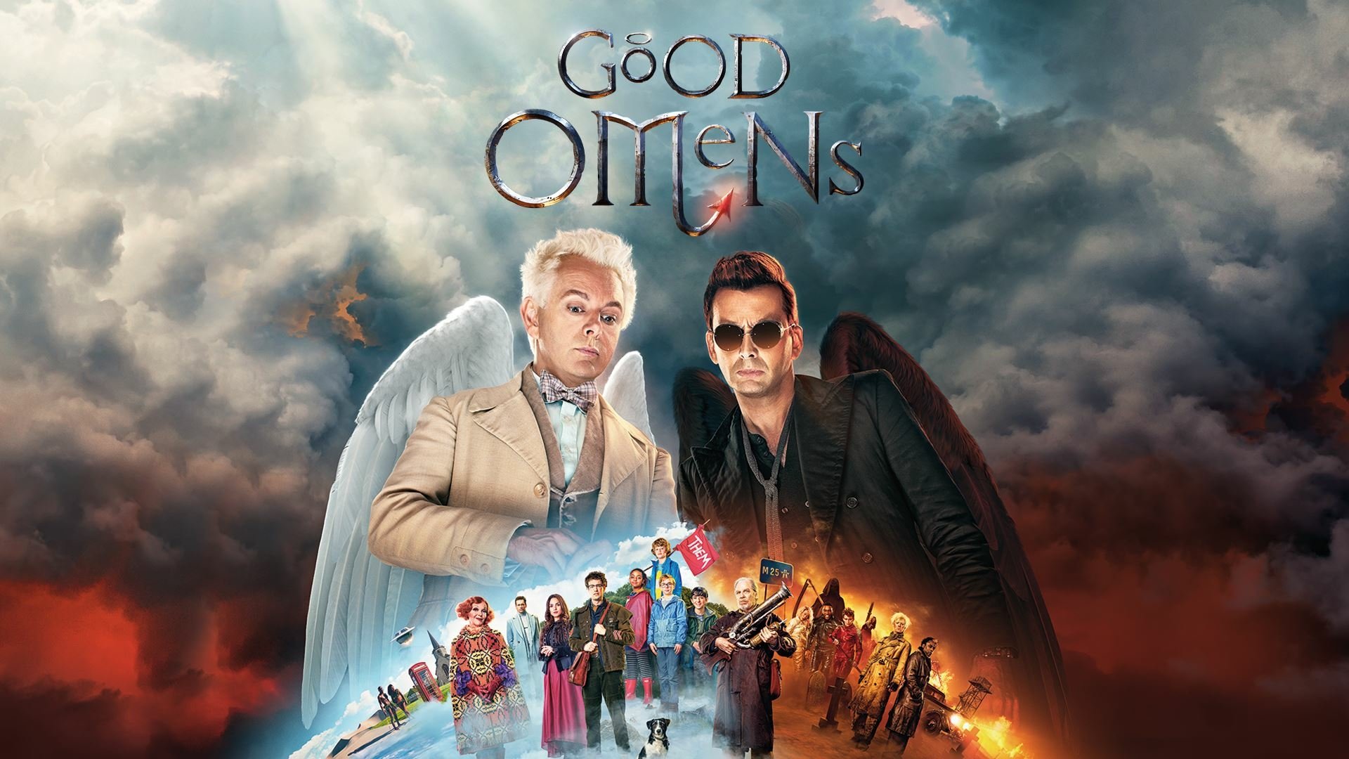 Download Michael Sheen David Tennant Tv Show Good Omens Hd Wallpaper