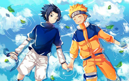 Sasuke Uchiha Naruto Uzumaki Anime Naruto Naruto & Sasuke HD Desktop Wallpaper | Background Image