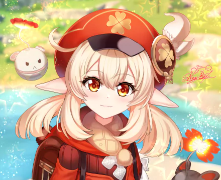 Klee (Genshin Impact) video game Genshin Impact HD Desktop Wallpaper | Background Image