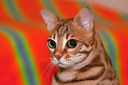 muzzle cat Animal bengal cat HD Desktop Wallpaper | Background Image