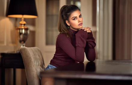 ponytail brown eyes brunette woman model HD Desktop Wallpaper | Background Image