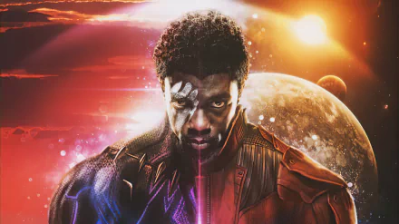 Chadwick Boseman Black Panther (Marvel Comics) movie HD Desktop Wallpaper | Background Image