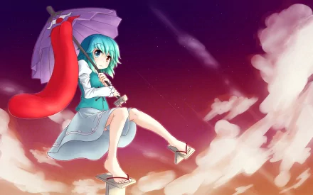 Kogasa Tatara Anime Touhou HD Desktop Wallpaper | Background Image