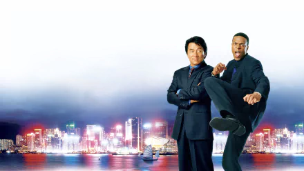 Chris Tucker Jackie Chan movie Rush Hour 2 HD Desktop Wallpaper | Background Image