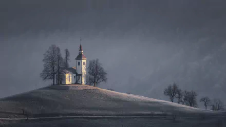St Thomas Church Slovenia religious church HD Desktop Wallpaper | Background Image