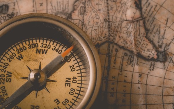 Man Made Compass Map HD Wallpaper | Background Image