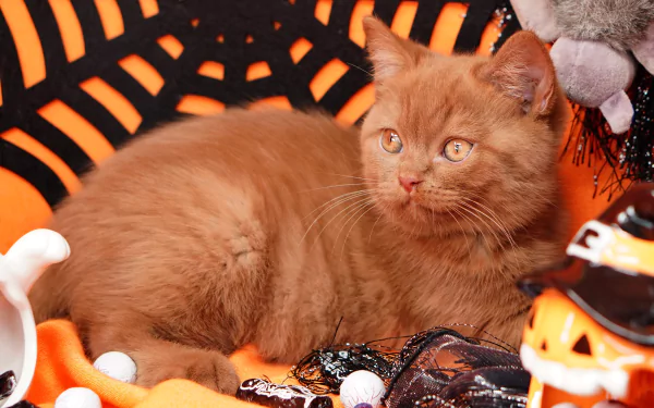 baby animal kitten Animal British Shorthair HD Desktop Wallpaper | Background Image