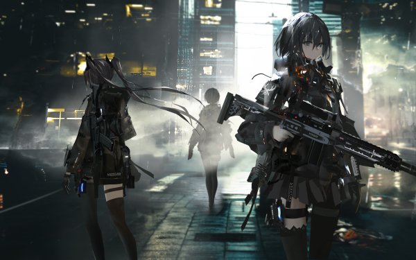 Anime Warrior Gun HD Wallpaper | Background Image
