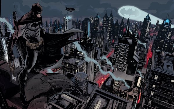 Comics Batman DC Comics Gotham City Bat-Signal Fondo de pantalla HD | Fondo de Escritorio