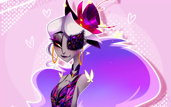 Vaggie (Hazbin Hotel) TV Show Hazbin Hotel HD Desktop Wallpaper | Background Image