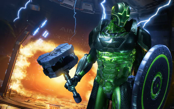 video game Marvel's Avengers HD Desktop Wallpaper | Background Image