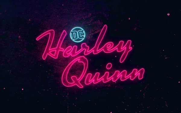 TV Show Harley Quinn Logo HD Wallpaper | Background Image