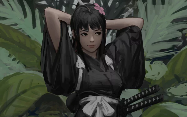 ronin Anime girl anime girl HD Desktop Wallpaper | Background Image