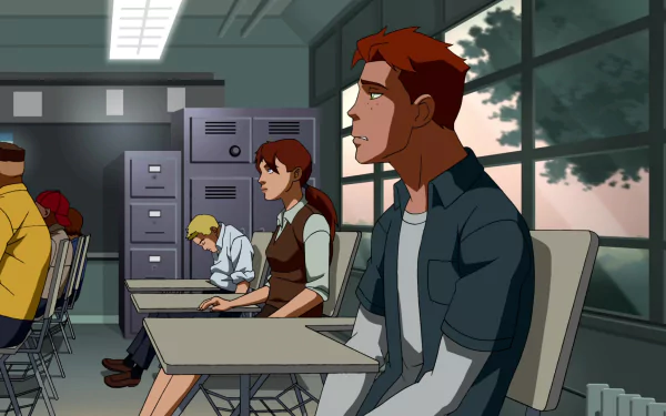 school red hair Wally West TV Show Young Justice HD Desktop Wallpaper | Background Image