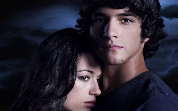 Scott McCall actor Tyler Posey brunette actress Allison Argent Crystal Reed TV Show Teen Wolf HD Desktop Wallpaper | Background Image