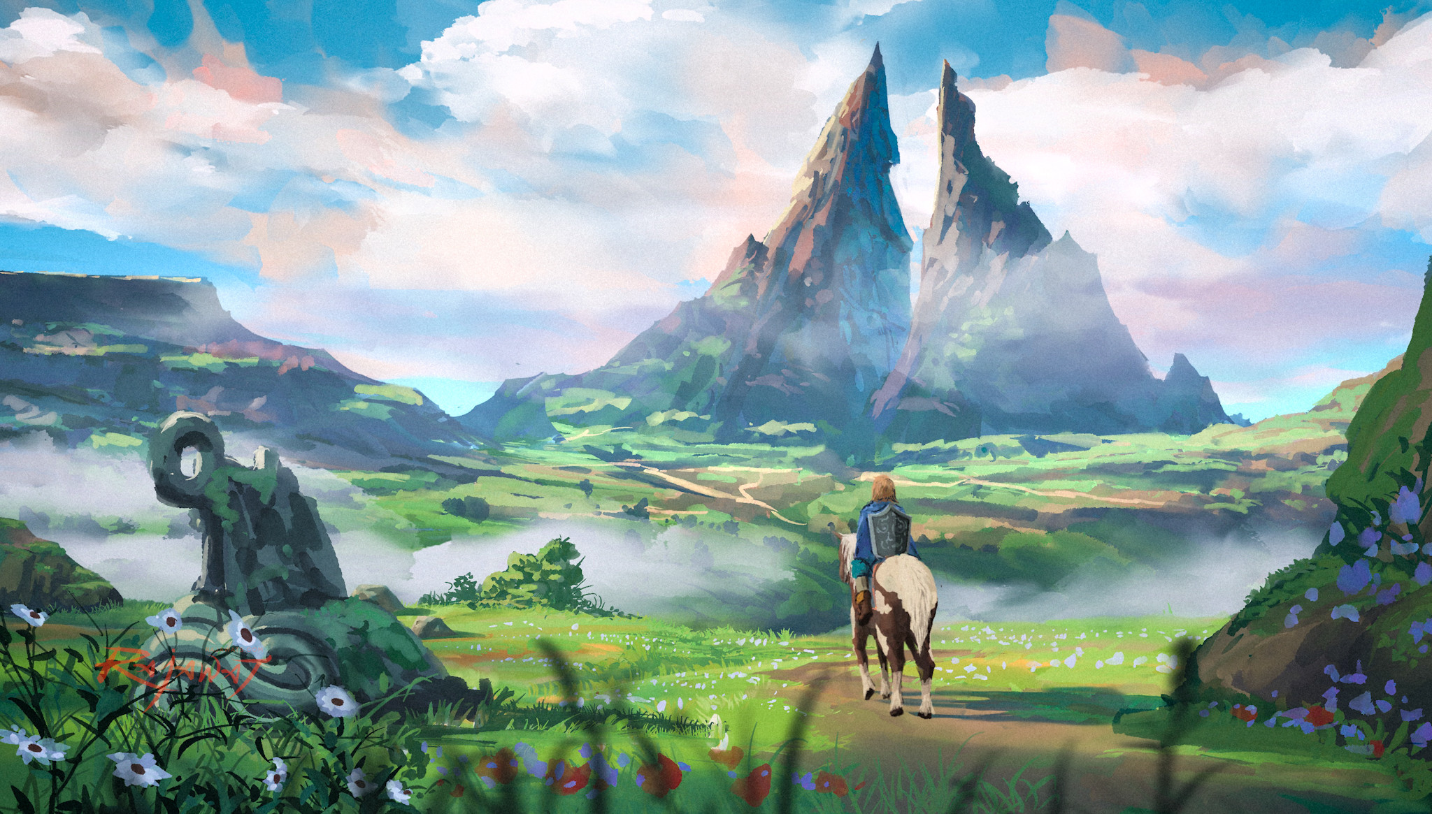 Video Game The Legend of Zelda: Breath of the Wild HD Wallpaper by