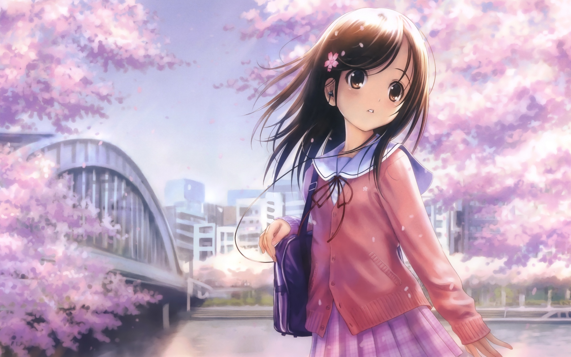 Kawaii little oujo-chan Full HD Wallpaper and Background 