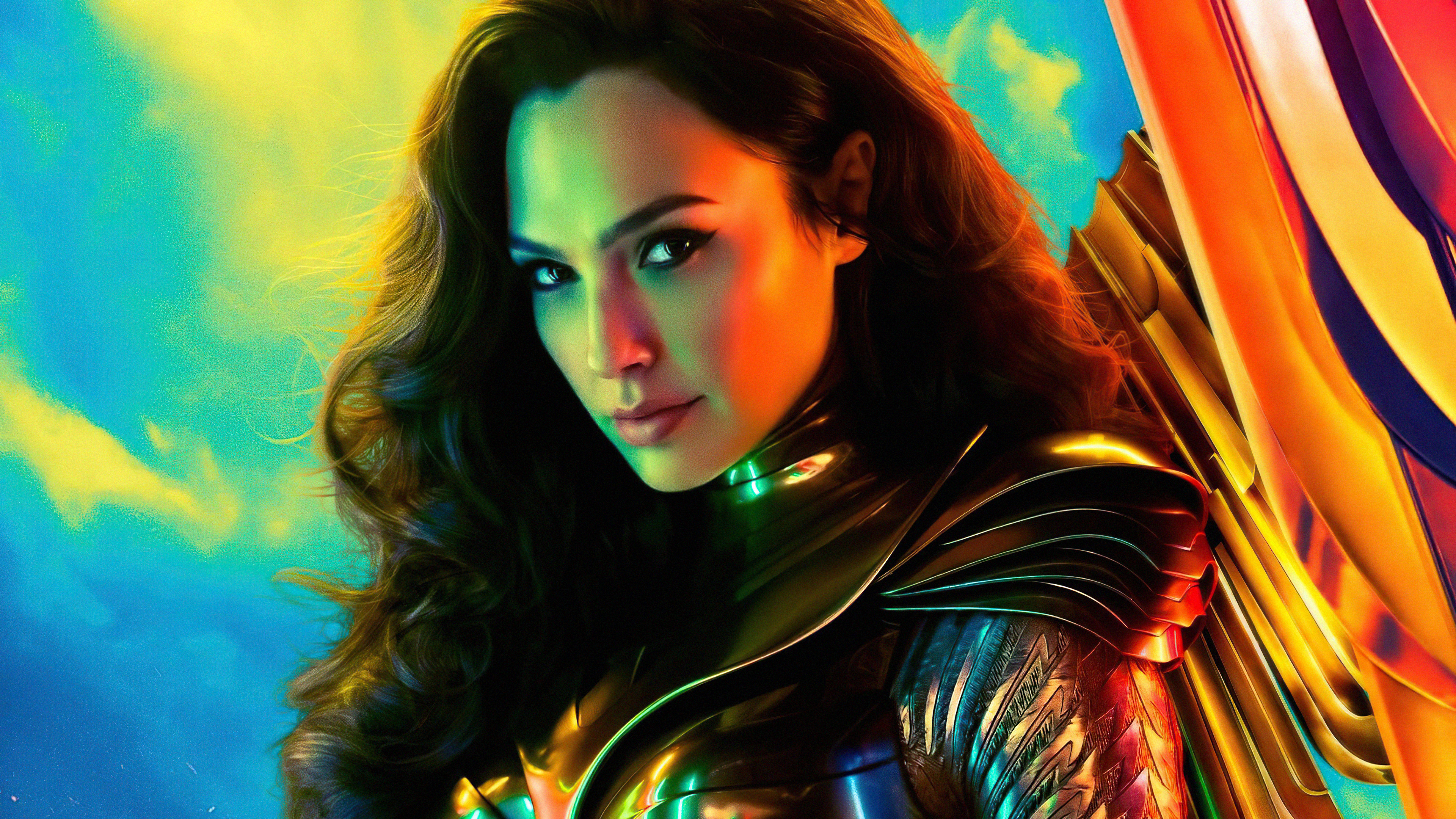 Wonder Woman 1984 Ultra HD Wallpaper – Gal Gadot as DC's Iconic Heroine, image size:3840x2160