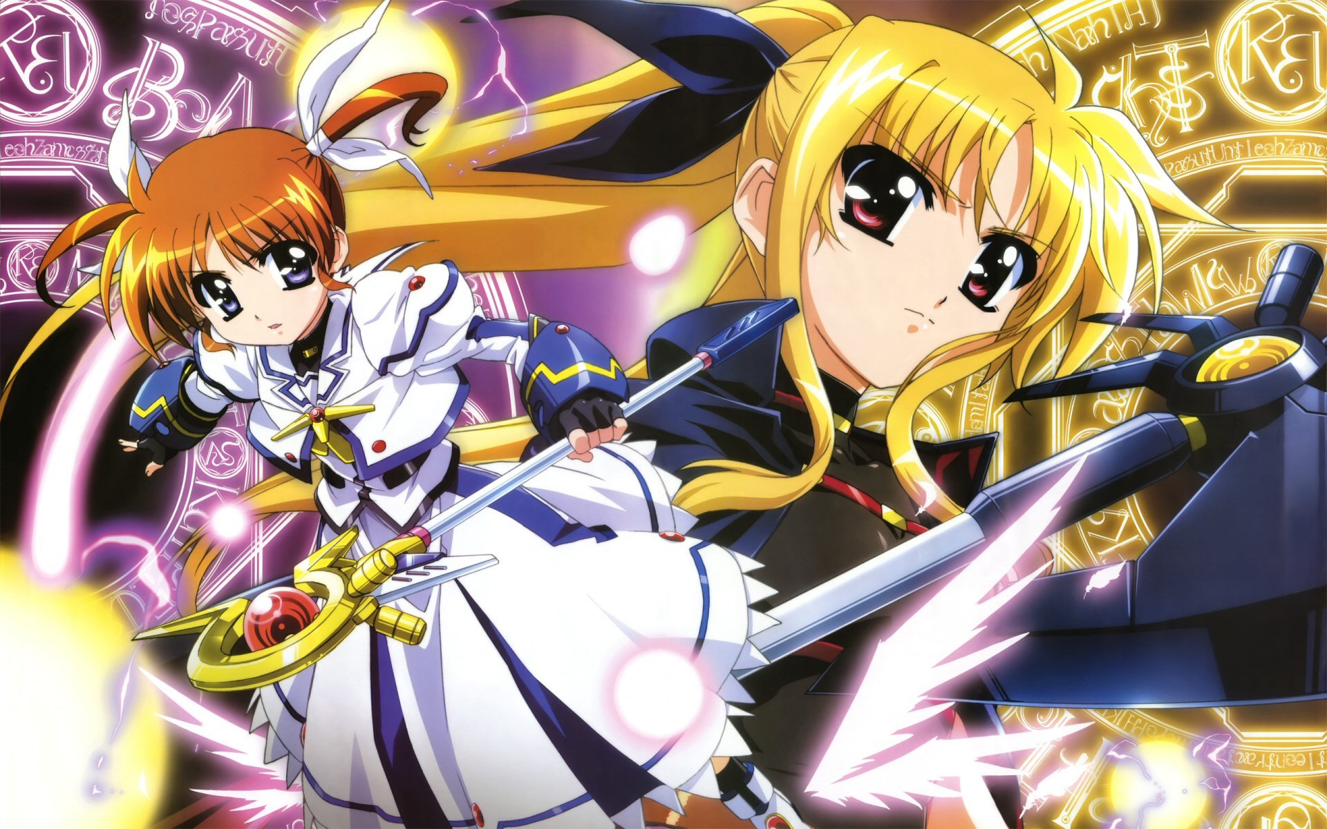 Download Nanoha Takamachi Fate Testarossa Anime Magical Girl Lyrical ...