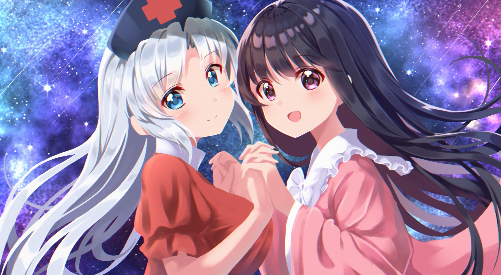 Download Eirin Yagokoro Kaguya Houraisan Anime Touhou 4k Ultra HD Wallpaper by ウサギ公爵