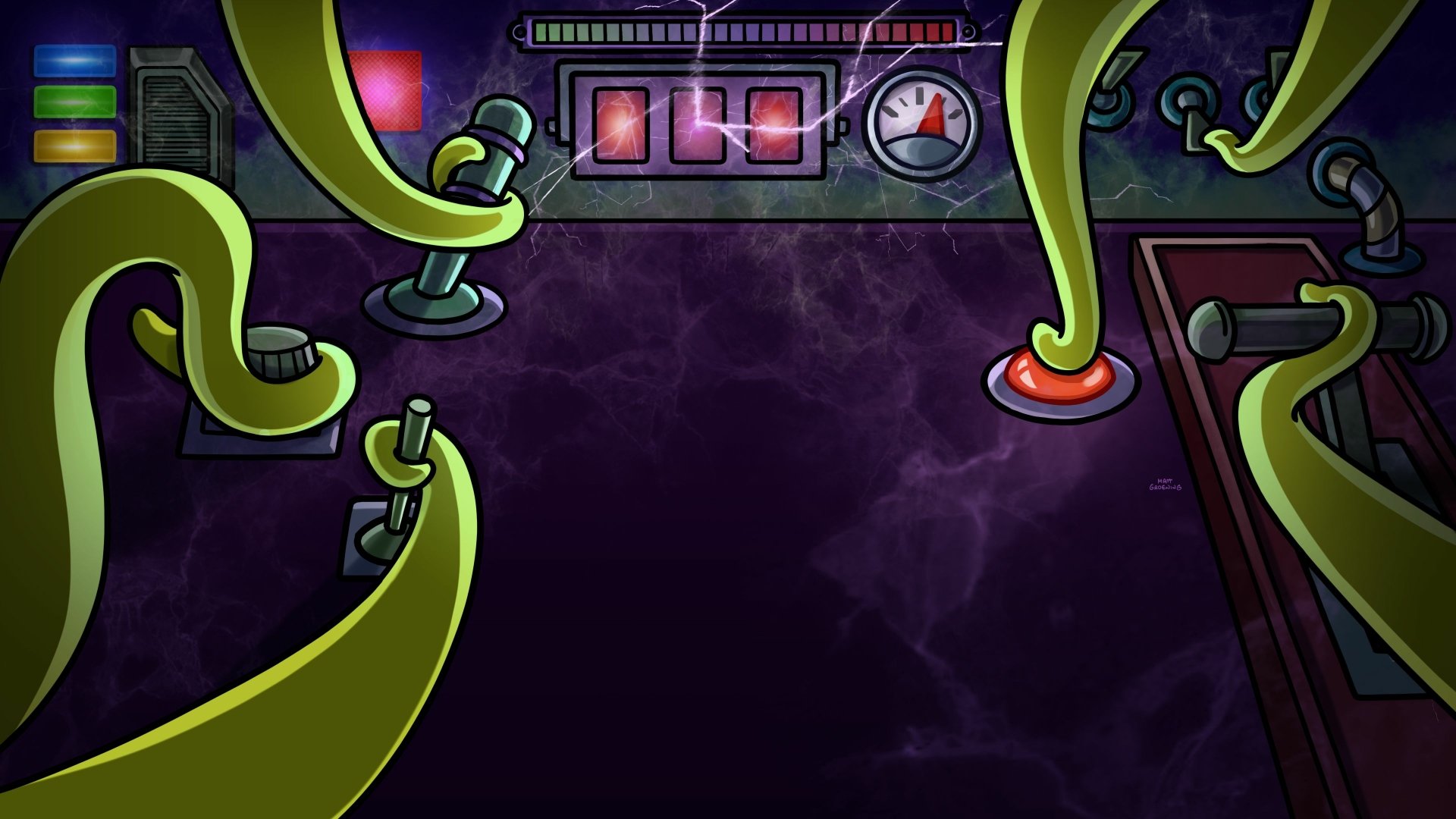 Download Alien TV Show The Simpsons 4k Ultra HD Wallpaper